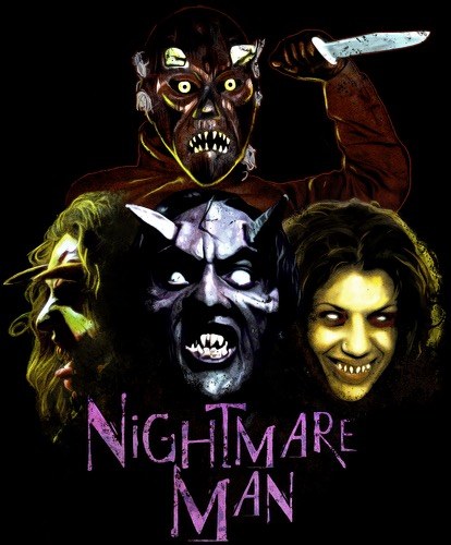 Nightmare Man art featuring the film’s monsters and killer