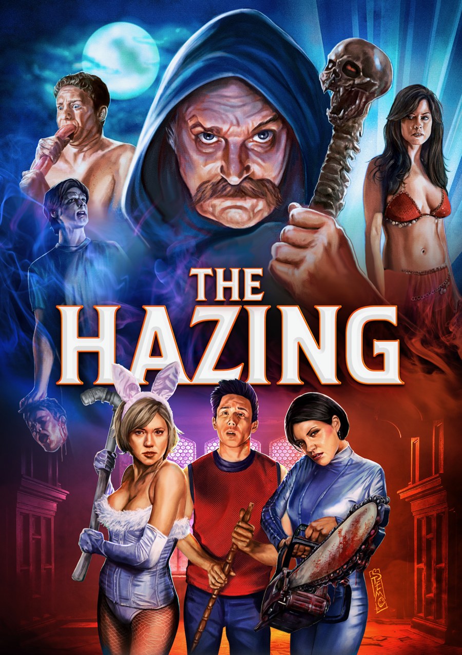 The Hazing illustrated poster art