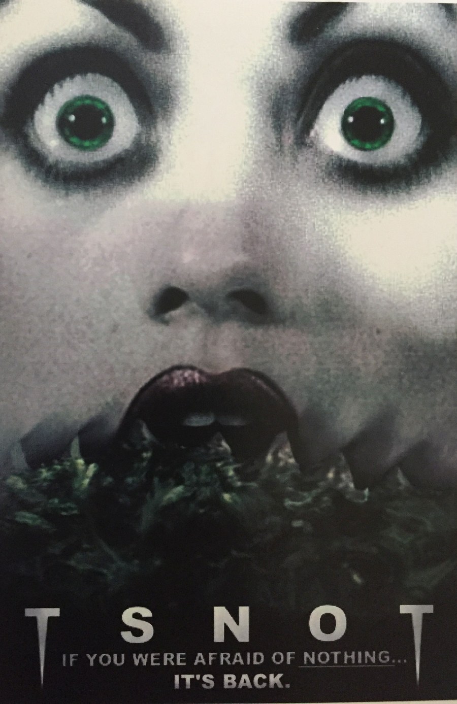 There’s Still Nothing Out There teaser poster, TSNOT: if you were afraid of nothing, it’s back